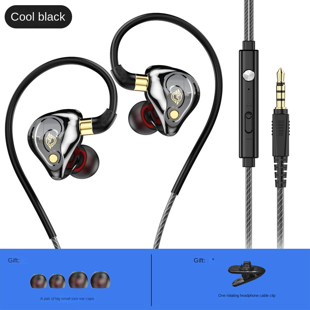 KG05 Спортивные наушники-вкладыши с проводным управлением и микрофоном Наушники для мобильных телефонов с тяжелыми басами 3,5 мм / Type-C