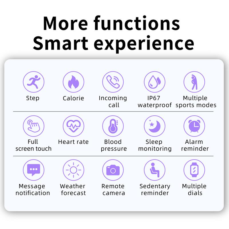 LIGE 2021 модные умные часы для женщин, пульсометр, кровяное давление, многофункциональные спортивные часы для мужчин и женщин, водонепроницаемые умные часы для женщин