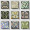 William Morris Pillow Cover Bedroom Home Office Decorative Pillowcase Square Zipper Pillow Cases Satin Fabric Eco-Friendly