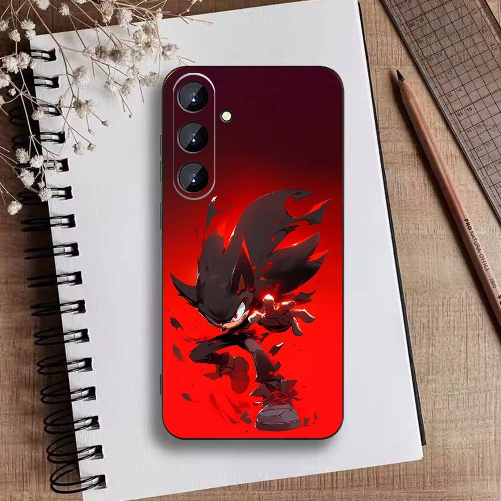 L-Shadow the Hedgehog Phone Case For Samsung Galaxy A73,A21s,A22,A31,A52,A53,A71,A41Soft Black Shell