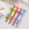 Студенческая Мультяшная Многоцветная Шариковая Ручка Милая Цветная Ручка 1 мл