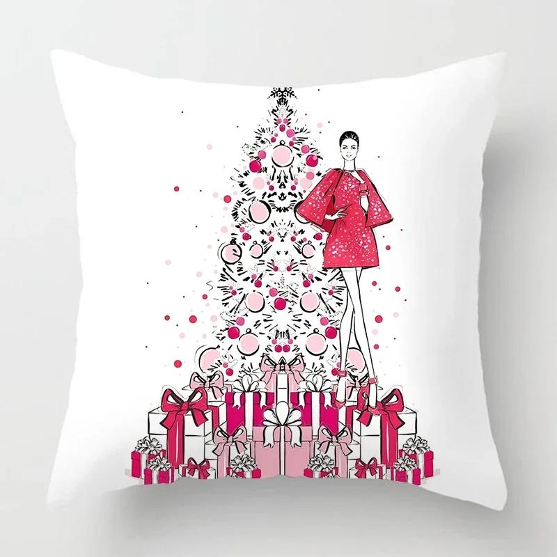 Скандинавская мода Наволочка для подушки Дамская Домашнее украшение Гостиная Диван Наволочка Наволочка Украшение для кровати Набор подушек