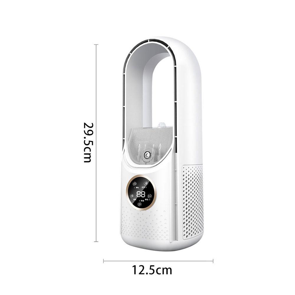 Настольный вентилятор с 6 скоростями и распылением, портативный безлопастной вентилятор, таймер на 6 часов, персональный охлаждающий вентилятор, тихий настольный вентилятор для спальни