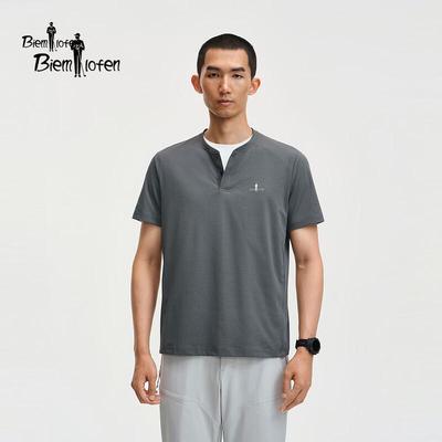 Мужская футболка-henley с защитой от солнца и быстрым высыханием