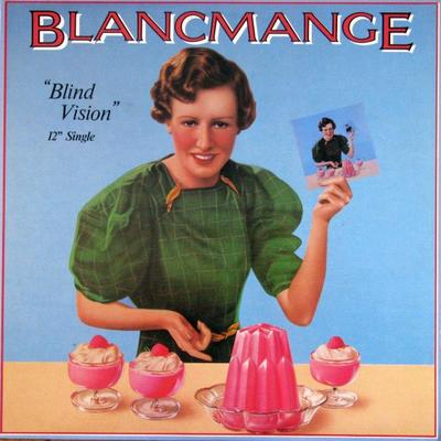 Виниловая пластинка BLANCMANGE  Blind Vision LDSX204 London Records 1983 Канада Танцевальная  Электроника Б/у