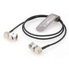 SZRMCC Right Angle BNC To Right Angle BNCRG17475 Ohm HDSDI 3G Flexible Soft Video Coaxial RF Cable for Blackmagic ARRIRED Camera Monitor Radio (60cm)