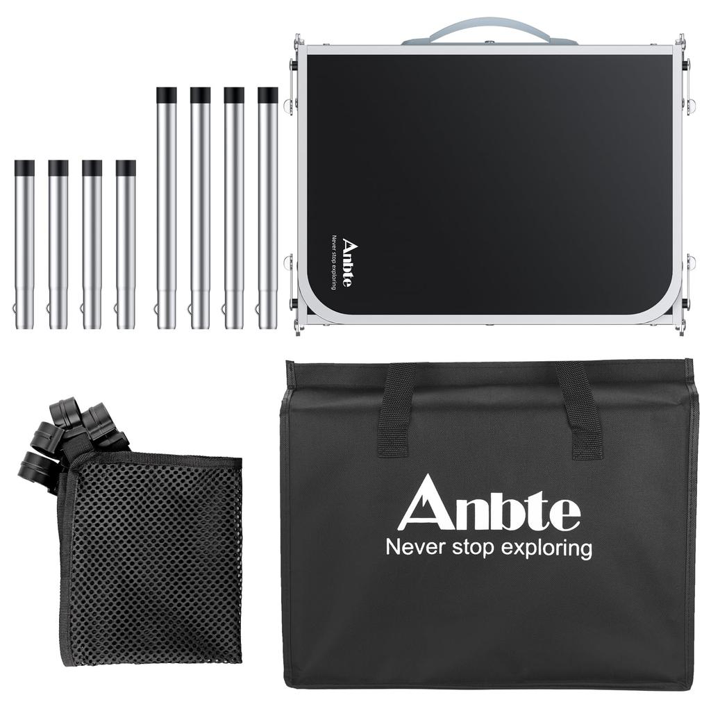 Anbte Складной Кемпинговый Высота как для Открытого воздуха, так и для Помещений Максимальный Сделан из Поставляется с Хранением Легкий и Идеальный для и Пляжный Стол, 3-уровневый