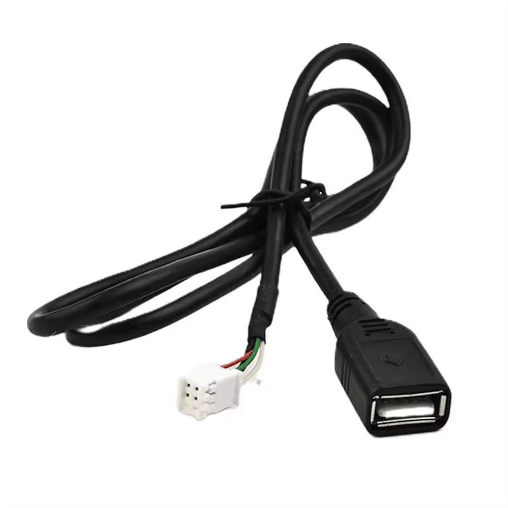 76 см автомобильный USB-кабель-адаптер 4-контактный 6-контактный разъем USB стерео удлинитель радио автомобильный для Android кабель F3Y1