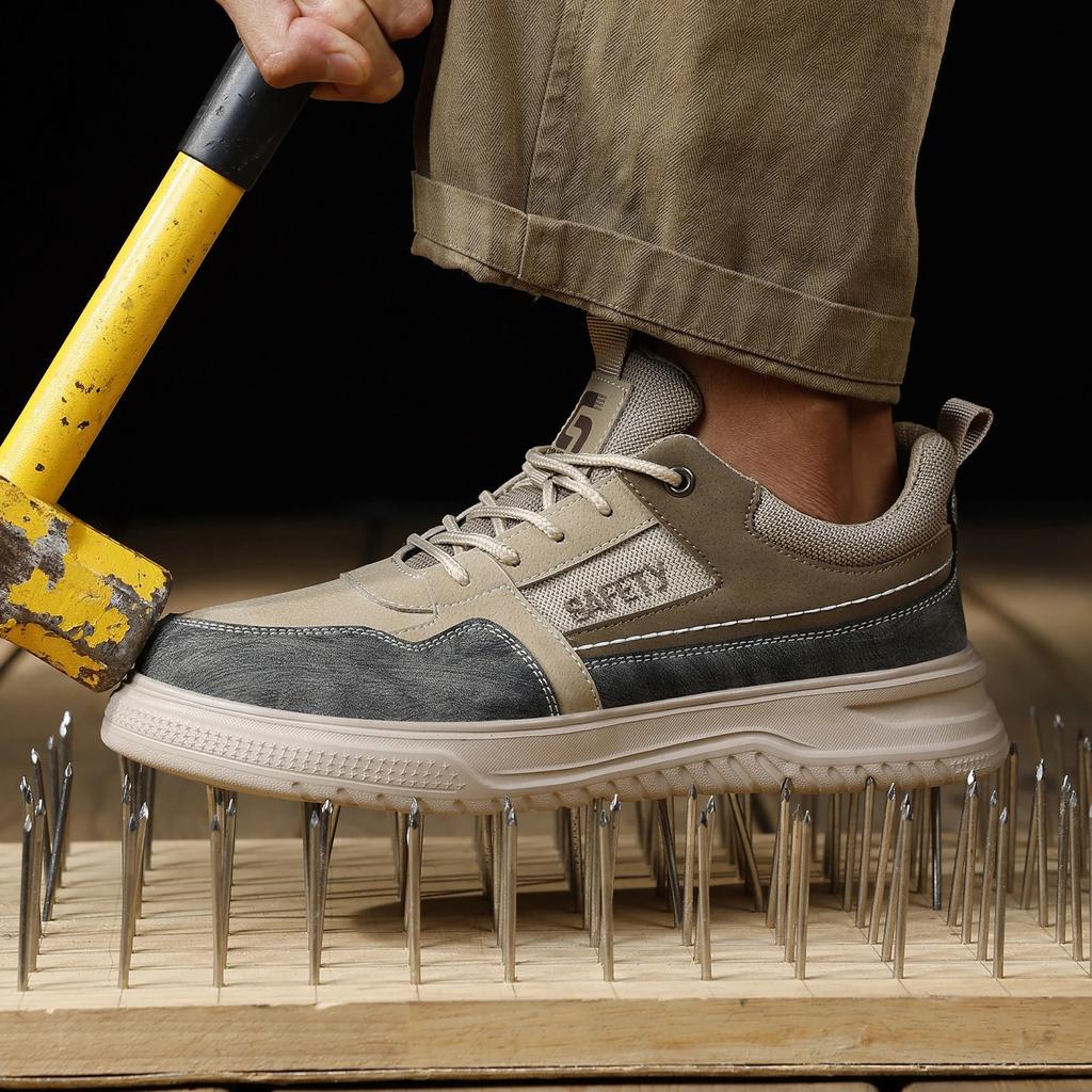 Четыре сезона Изолированная 10 кВ Защитная обувь Мужские рабочие ботинки Защита от ударов Дышащая Обувь для электрика Сварочная Защита от проколов Рабочая Мужская обувь