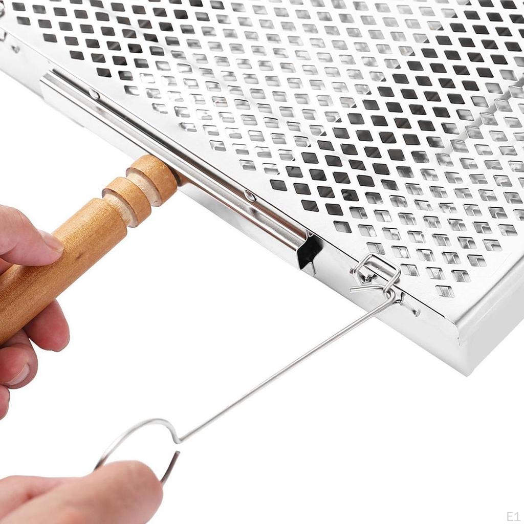 Корзина для гриля, зажим для гриля, многоцелевая стойка из нержавеющей стали, аксессуары для приготовления пищи