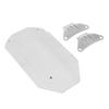 RC Car Chassis Armor Upgraded Stainless Steel Metal RC Car Armor Chassis Guard Plate for Tamiya