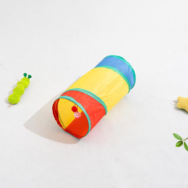 Игрушки для кошек, туннель, складной куб, игры для кошек, туннель, домик для котят, забавный питомец, труба для дрессировки маленьких собак, аксессуар