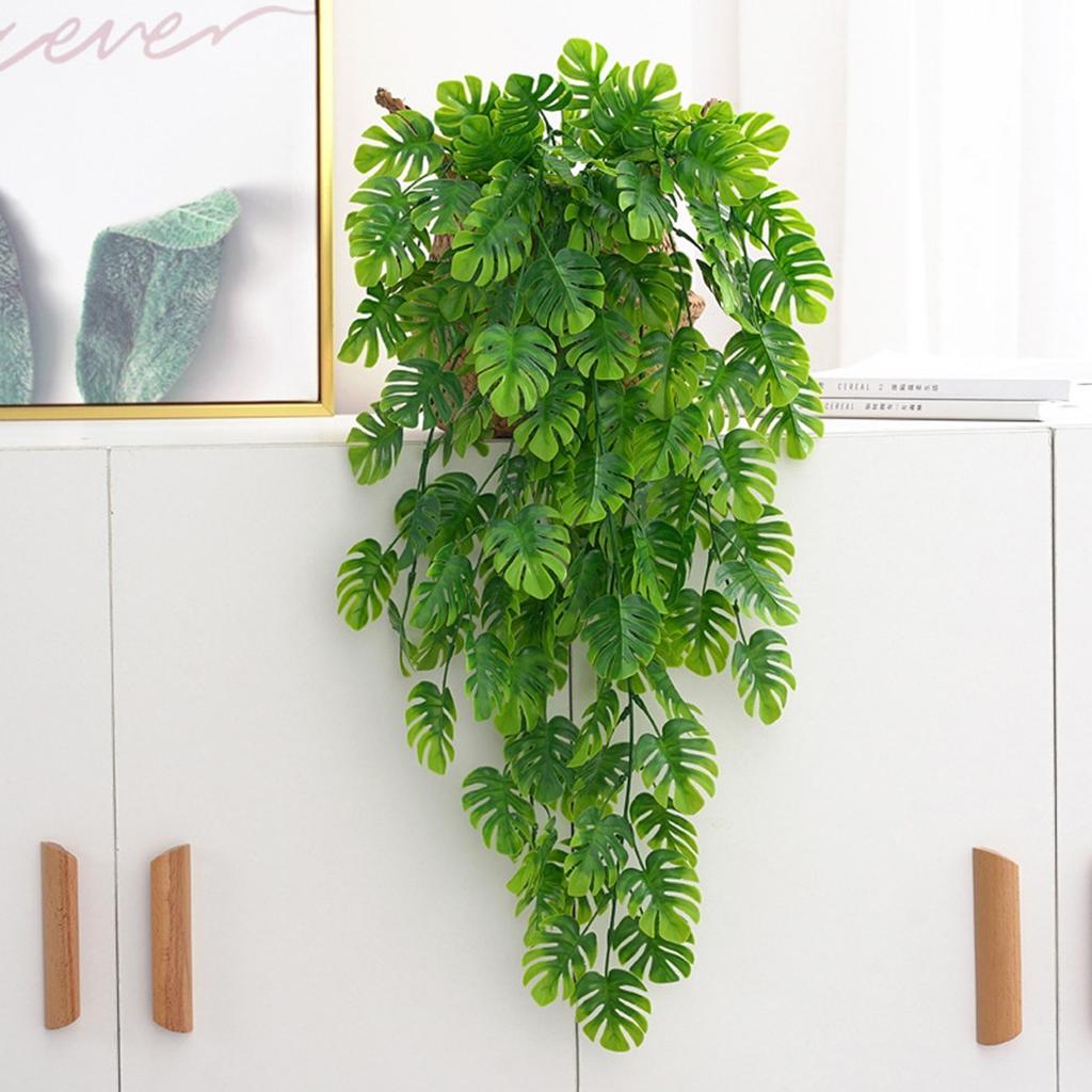 Artificial Hanging Vine Wall Hanging Green Plant Plastic Uv-resistent