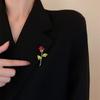 Красивые броши с цветком розы, коллекция для женщин, женские элегантные цветочные булавки, дизайн, вечерние, подарок на День Святого Валентина