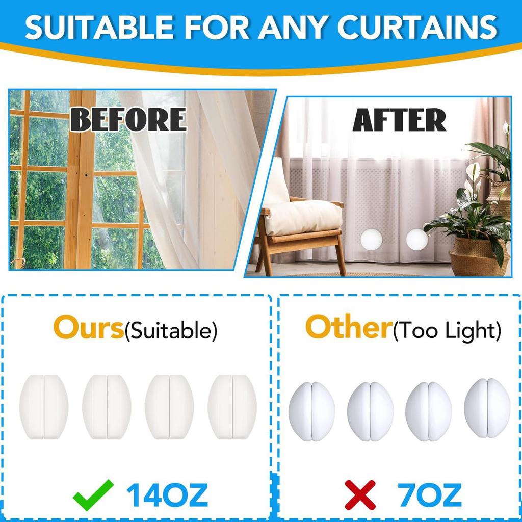 Shower Curtains Weights 8 Pieces Flag Supplies Household Drapery Weights For Homeowner Renter Resident Home Apartment RV Hotel