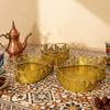 3Pcs Gold Color Ramadan Festival Art Tray Elegant Eid Candy Dish  Islamic Holidays