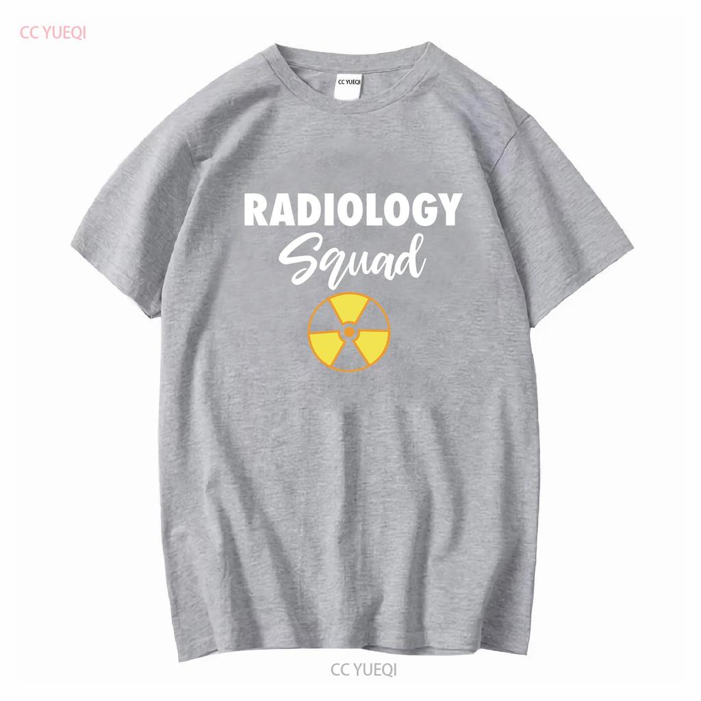 Футболка с принтом Radiology Squad RadiologisT, рентгенолаборант, выпускник радиологии, с длинным или коротким рукавом, винтажная, стираная, для повседневной носки