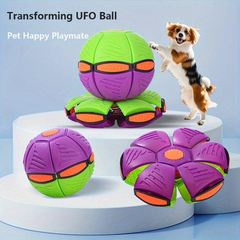 1PC Deformed UFO UFO Dog Durable Plastic Interactive Pet Playmate, Suitable for Training and Behavior