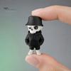 3D-печатное украшение в виде черепа, классные фигурки скелетов, готическая маленькая статуэтка, настольное украшение на Хэллоуин, жуткая коллекционная вещь для дома, офиса, стола, полки
