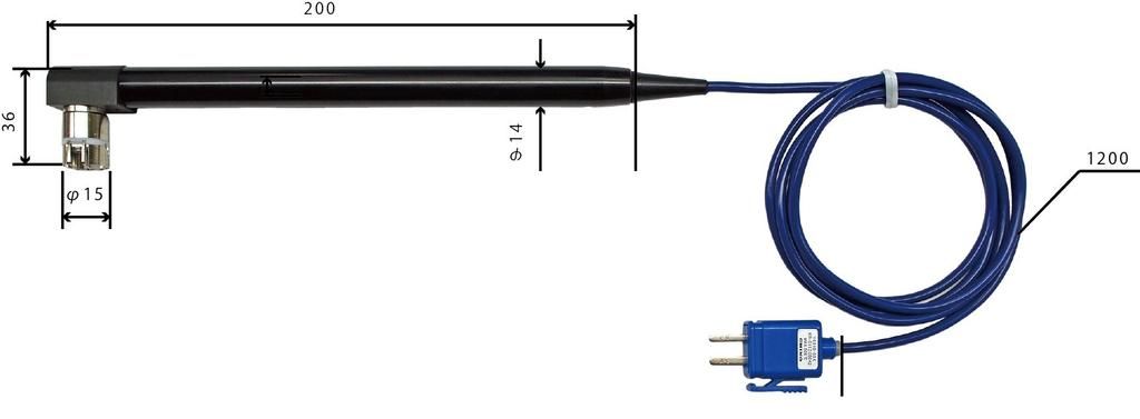 Датчик температуры CHINO для термопары MC Crimp K L-образный YC510-05K