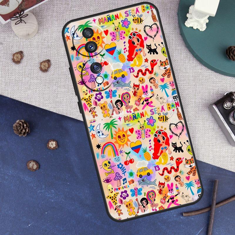 karolg Manana Sera Bonito Case For Huawei Honor Magic 5 Pro X8 X9a 50 70 P Smart 2019 Nova 9 P20 P30 P40 Lite Cover