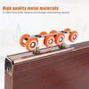 2 PCS Easy To Use Sliding Door Kit External Rail Sliding Casters  Wide Applications