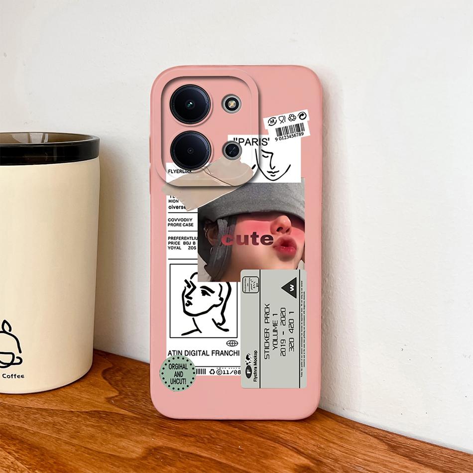 For Redmi 15C 4G 5G Phone Case Cute Astronaut Full Protection Bumper For Redmi15C Soft Liquid Silicone Shockproof Back Covers
