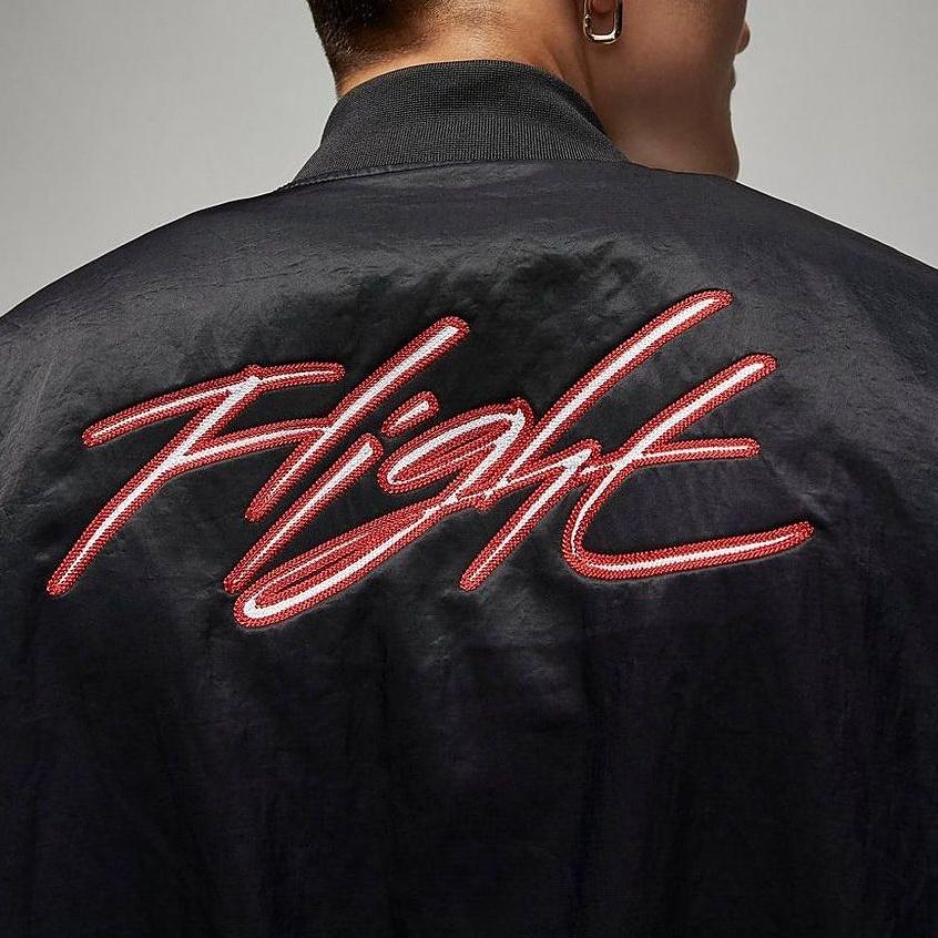(WMNS) Air Jordan Flight Renegade Jacket 'Black Red' Women's DV1414-010