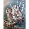 Полный 5D Diy Алмазная картина Животное Сова Мозаика Вышивка Крестом Домашний Декор Ручной Подарок