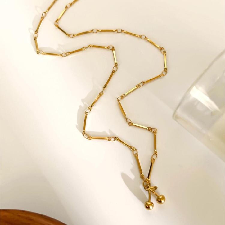 Stylish Pendant Necklace Adjustable Clavicle Chain Lightweight Chain Everyday Jewelry Gift for Girls Friend Family