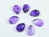 36Cts. Натуральный аметист грушевидный кристалл кабошон драгоценный камень 07 шт. лот 9X13MM RQ-1811