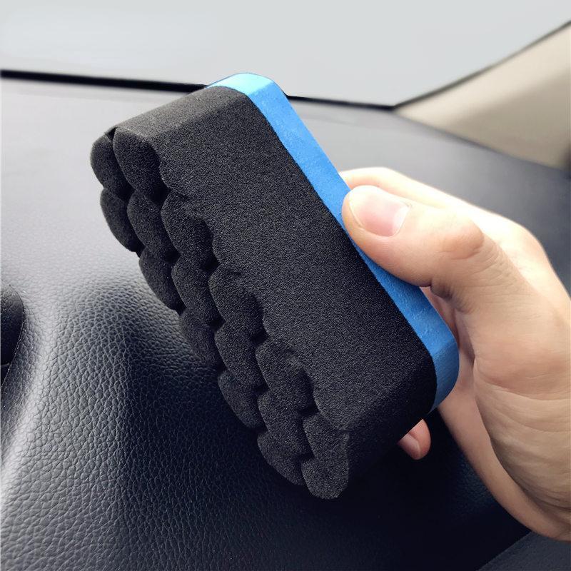 Губка для вощения автомобиля, ультратонкая ручная удобная губка высокой плотности, практичная полировальная губка для вощения, принадлежности для мойки автомобиля