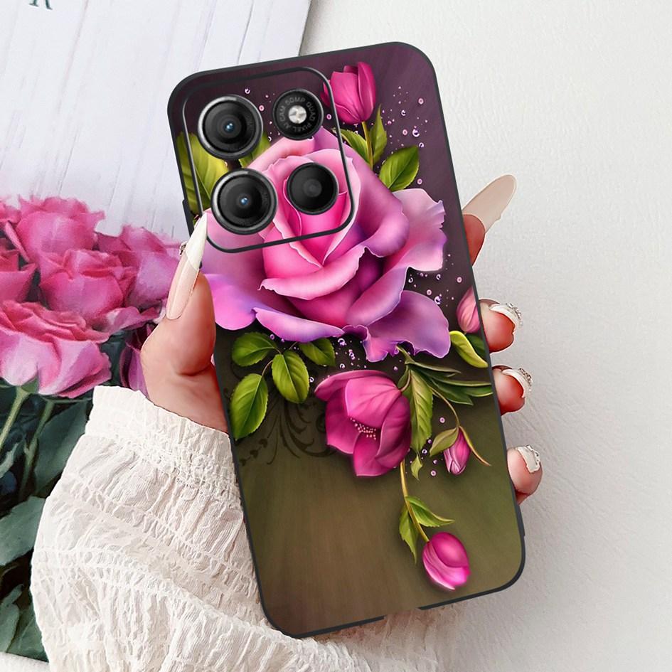 Силиконовый чехол для Motorola Moto G15 G75 2024 Cover Милый Панда Лев Ударопрочный ТПУ Чехлы для телефона Для MotoG15 MotoG75 G 75 G 15 Etui