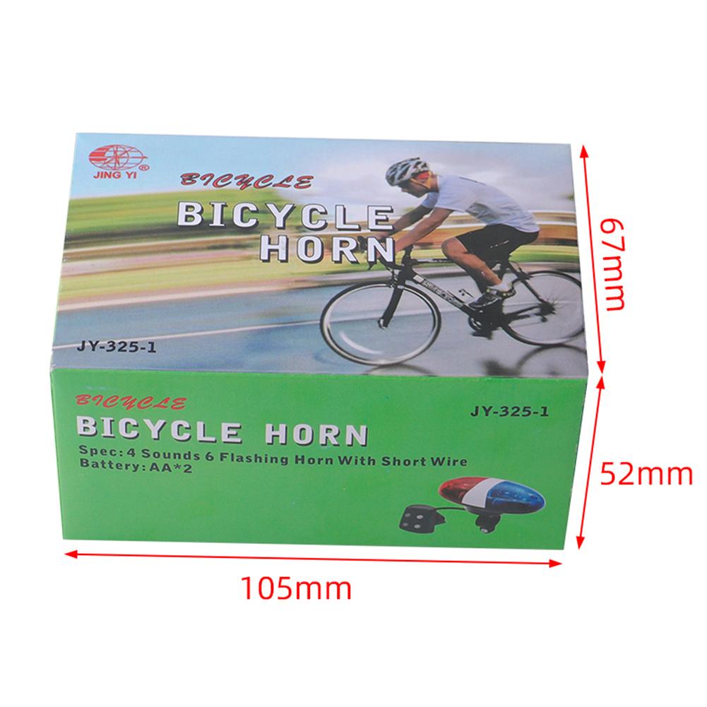 Велосипедный звонок 6 светодиодов 4 тона велосипедный сигнал велосипедный звонок светодиодный велосипедный полицейский фонарь электронная громкая сирена велосипедная лампа аксессуары для велосипеда