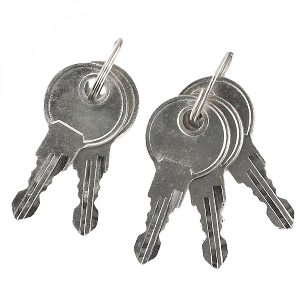 Cam Lock Mailbox Accessories With 5 Keys Zinc Alloy