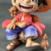 One Piece Chibi Luffy / Zoro Cute Anime Figure Collectible Gift