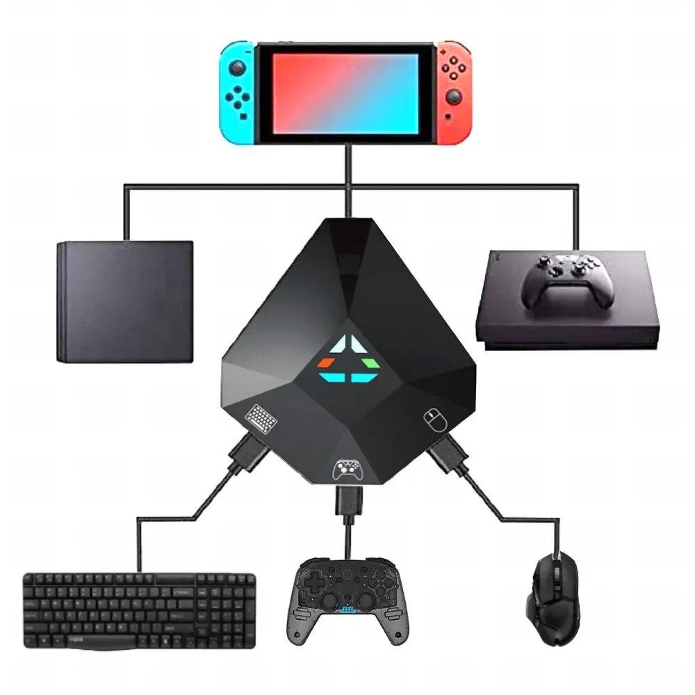 Для игрового контроллера Ps4/Ps3, игровая клавиатура, адаптер для мыши, конвертер для мобильного игрового контроллера Xbox One/360