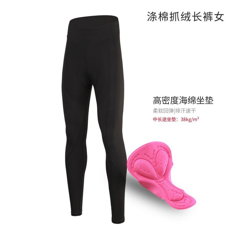Womens Winter Thermal Cycling Tights Road Bike Riding Warm Fleece-Lined Pants Black S-XXXL