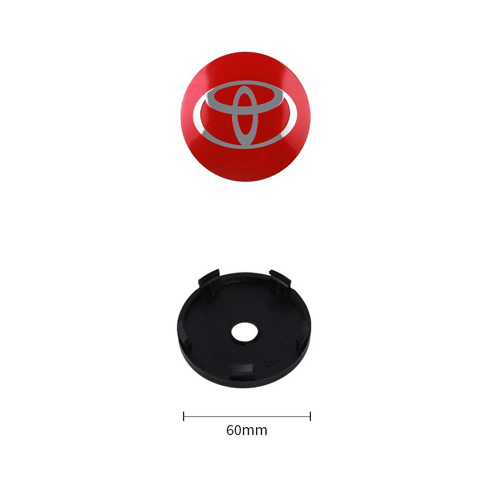 2026 Новые Для Toyota 4 шт. 60 мм Центральные колпачки ступицы колеса автомобиля Значок Накладки на диск колеса Для Toyota TRD Corolla Avalon Supra Yaris Prado Pr