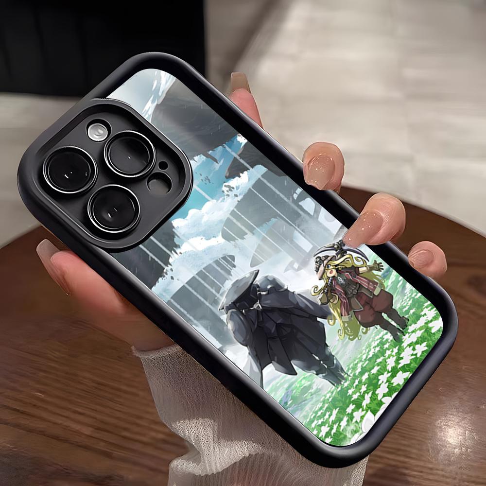 Чехол для телефона Made In Abyss Для iPhone 17 Pro Max 15 Pro 16 14 Plus 12 13 Mini 11 Pro Ударопрочный Мягкий Чехол