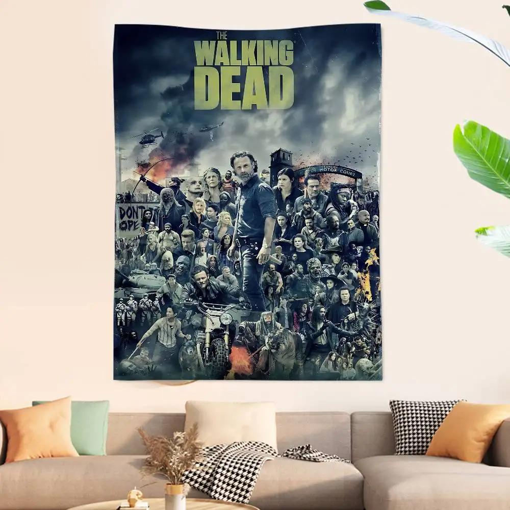 The WalkingS DeadS TV Chart Tapestry Home Decoration Hippie Bohemian Decoration Divination Wall Hanging Home Decor