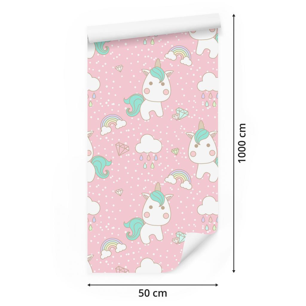 Unicorn wallpaper for living room and bedroom 50x1000