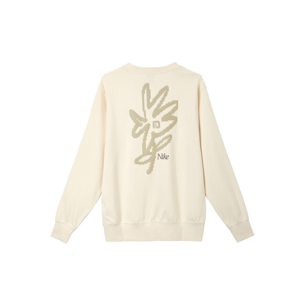 Nike Клубная повседневная удобная универсальная толстовка с круглым вырезом мужская толстовка Off-White IB8234-901