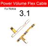 Power Buttons Flex Cable For Nokia 1 2 2.1 3 3.1 3.2 4.2 5 5.1 X2 X3 X5 XL Plus Volume Flex Cable Side Keys Replacement Parts