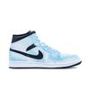 Jordan Air Jordan 1 Absurd Handmade, Misty Blue Star Song Slip Resistant Mid top Vintage Basketball Shoes Men's DQ8426-132(Team1154-)