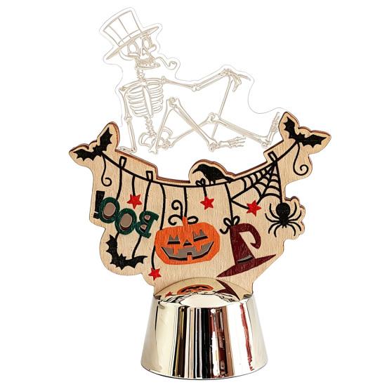 Ночник-тыква Yousheng на Хэллоуин, Креативная светодиодная лампа Jack O Lantern, Жуткий настольный декор для вечеринки, День Святого Валентина