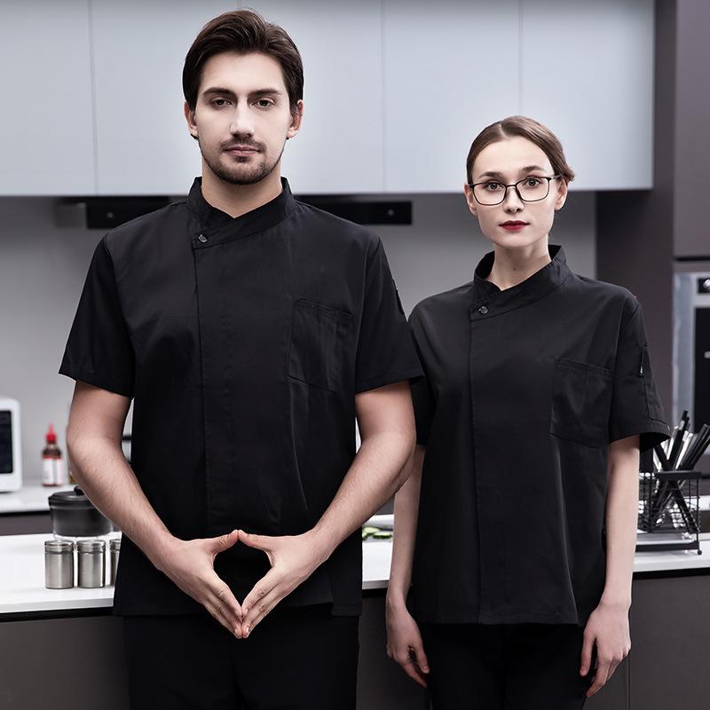 Chef Uniform - Long Sleeve, Easy-Wash, Wear-Resistant, Solid Color for Autumn/Winter