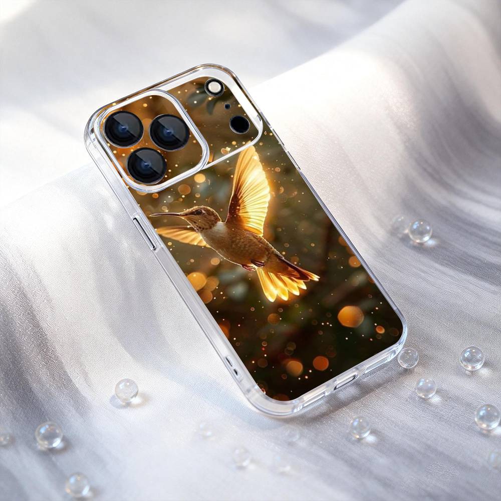 Bird Hummingbird Phone Case For iPhone 17,16,15,14,13,12,11,Pro,XS,Max,XR,Plus,E,SE4,Mini Shockproof Soft Cover Transport
