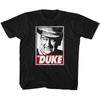 John Wayne Tha Duke Black Youth T-Shirt