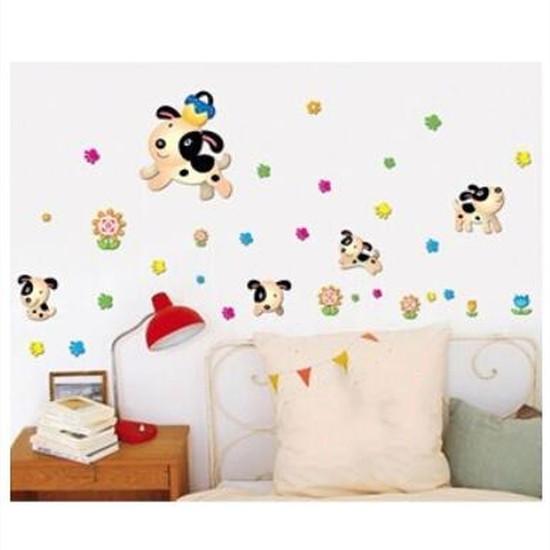 Цветочные наклейки Гостиная Стена Фон Наклейки На Стены Спальня Комната Стены Украшения Наклейки Обои Самоклеящиеся Наклейки